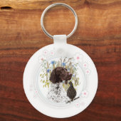 Duitse Shorthaired Pointers (SAP) Sleutelhanger (Voorkant)