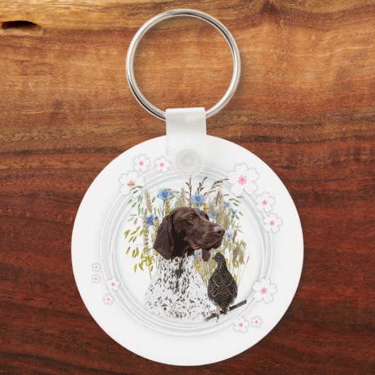 Duitse Shorthaired Pointers (SAP) Sleutelhanger (Voorkant)