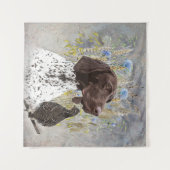 Duitse Shorthaired Pointers (SAP) Wandkleed (Voorkant (horizontaal))