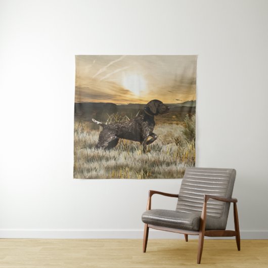 Duitse Shorthaired Pointers (SAP) Wandkleed (In situ)