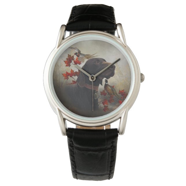 Duitse Shorthaired Pointers (SAP) Watch Horloge (Voorkant)