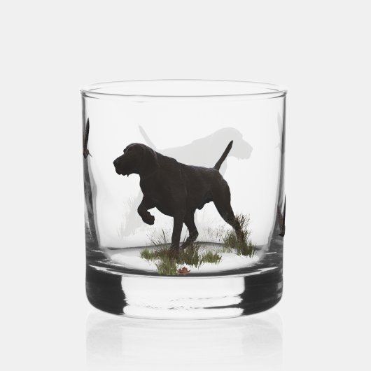 Duitse Shorthaired Pointers (SAP) Whisky Glas (Achterkant)
