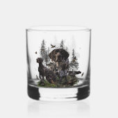 Duitse Shorthaired Pointers (SAP) Whisky Glas (Voorkant)