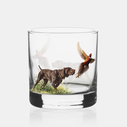 Duitse Shorthaired Pointers (SAP) Whisky Glas (Voorkant)