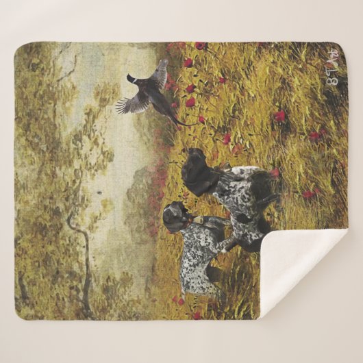 Duitse Shorthaired Pointers Sherpa Deken (Voorkant (horizontaal))