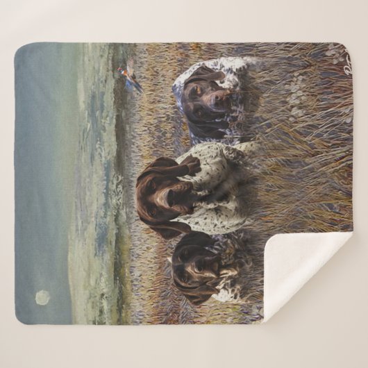 Duitse Shorthaired Pointers Sherpa Deken (Voorkant (horizontaal))