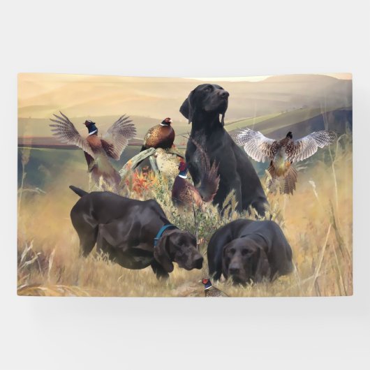 Duitse Shorthaired Pointers Spandoek (Horizontaal)