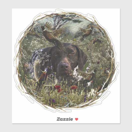 Duitse Shorthaired Pointers Sticker (Vel)