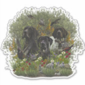 Duitse Shorthaired Pointers Sticker (Voorkant)