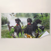 Duitse Shorthaired Pointers Strandlaken (Voorkant)