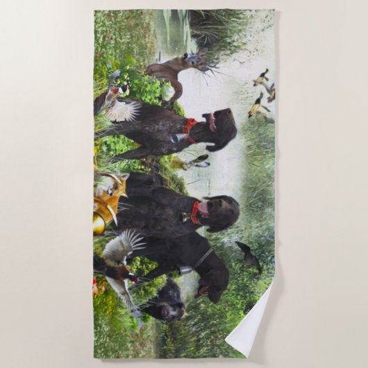 Duitse Shorthaired Pointers Strandlaken (Voorkant)