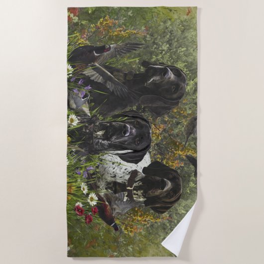 Duitse Shorthaired Pointers Strandlaken (Voorkant)