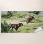 Duitse Shorthaired Pointers Strandlaken (Voorkant)