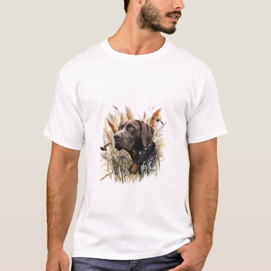 Duitse Shorthaired Pointers T-shirt (Voorkant)