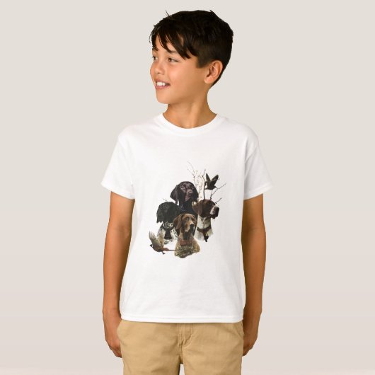Duitse Shorthaired Pointers T-shirt (Voorkant volledig)
