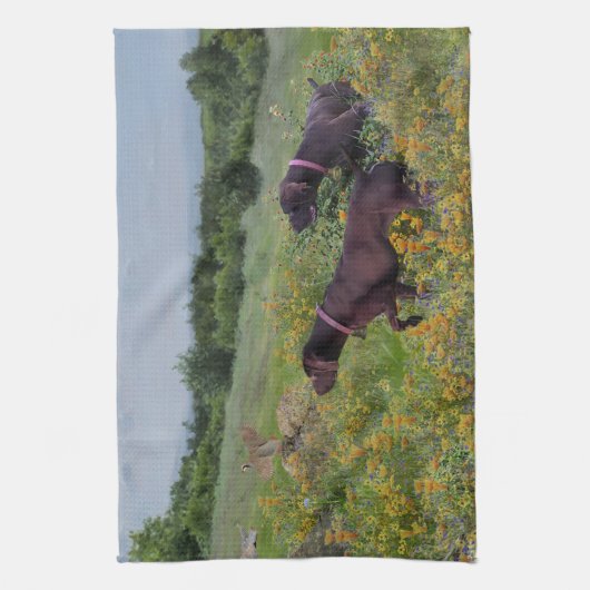 Duitse Shorthaired Pointers Theedoek (Verticaal)