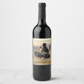 Duitse Shorthaired Pointers Wijn Etiket (Voorkant)