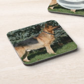 Duitse Show Shepherd Onderzetter (Linkerzijde)