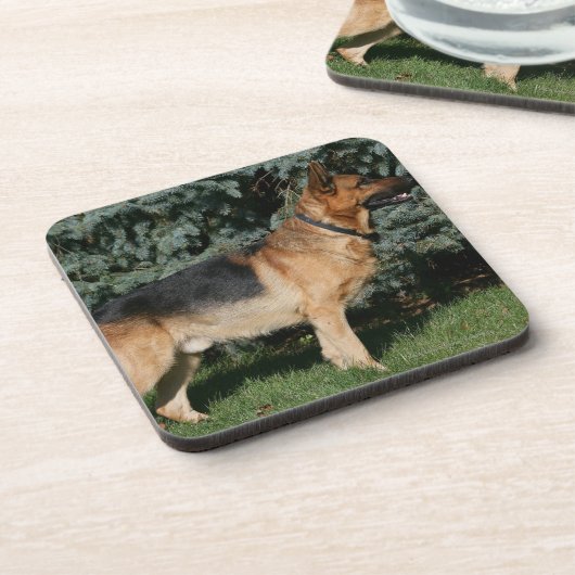 Duitse Show Shepherd Onderzetter (Linkerzijde)