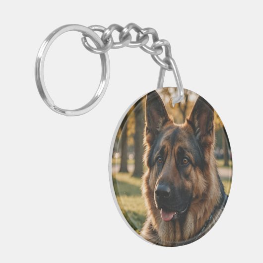 Duitse Sleutelhanger Shepherd (Voorkant Links)