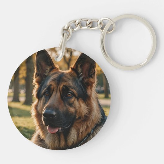 Duitse Sleutelhanger Shepherd (Achterkant)