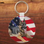 Duitse Sleutelhanger Shepherd America (Voorkant)