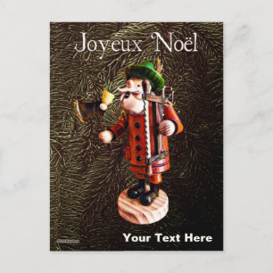 Duitse "Smoker Man" - Betonbrander - Kerstmis Briefkaart