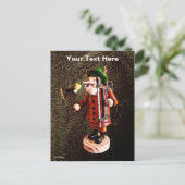 Duitse "Smoker Man" Incense Burner Briefkaart (Staand voorkant)