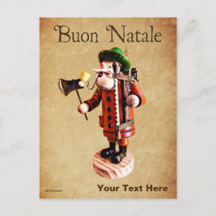 Duitse "Smoker Man" Incense Burner Briefkaart