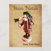 Duitse "Smoker Man" Incense Burner Briefkaart (Voorkant)