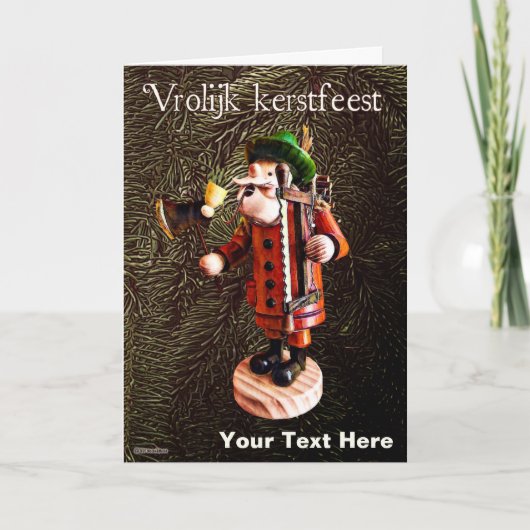 Duitse "Smoker Man" Incense Burner Kaart (Voorkant)