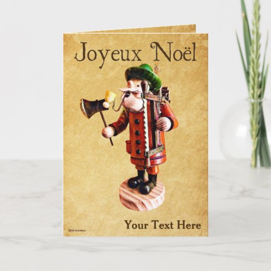 Duitse "Smoker Man" Incense Burner Kaart (Voorkant)