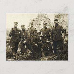 Duitse soldaten briefkaart