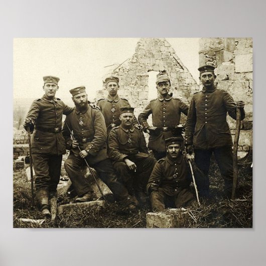 Duitse soldaten poster (Voorkant)