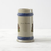 Duitse Spanjaarden ( Deutscher Wachtelhund ) Bierpul (Center)