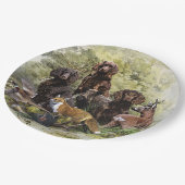 Duitse Spanjaarden ( Deutscher Wachtelhund ) Papieren Bordje (Gekanteld)