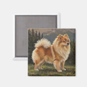 Duitse spitz magneet (Voorkant / Achterkant)