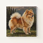 Duitse Spitz Notitieboek (Achterkant)