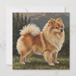 Duitse Spitz Notitiekaartje