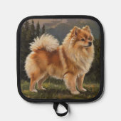 Duitse Spitz Pannenlap (Voorkant)