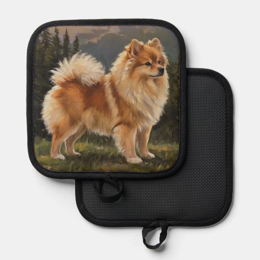 Duitse Spitz Pannenlap (Voorkant / Achterkant)