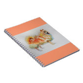 Duitse Spitz Pomeranian Aquarel Hond Honden Notitieboek (Rechterzijde)