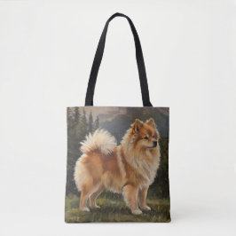 Duitse Spitz Tote Bag