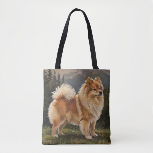 Duitse Spitz Tote Bag (Voorkant)