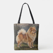 Duitse Spitz Tote Bag (Achterkant)