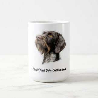 Duitse Staalharige Pointer Maak Je Eigen Tekst Koffiemok