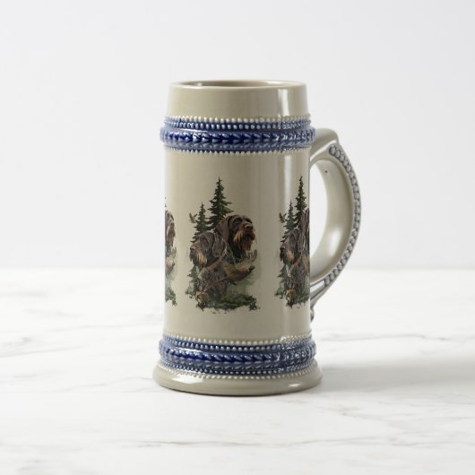 Duitse Staande Draadhar Bierpul (Voorkant rechts)