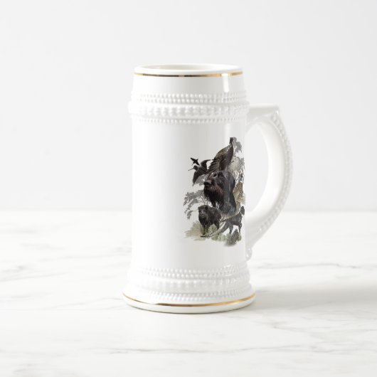 Duitse Staande Draadhar Bierpul (Voorkant rechts)