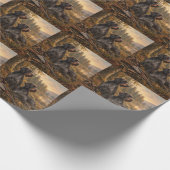 Duitse Staande Draadhar Cadeaupapier (Hoek)