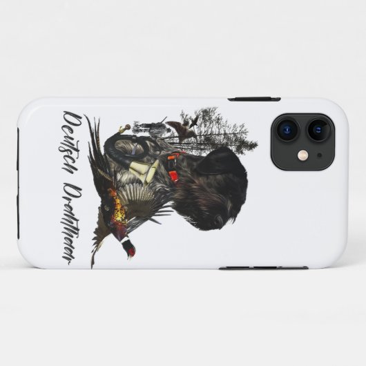 Duitse Staande Draadhar Case-Mate iPhone Case (Achterkant (horizontaal))